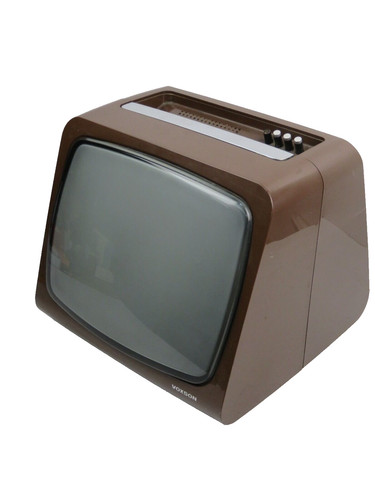 Antico televisore valvole - televisore, tv